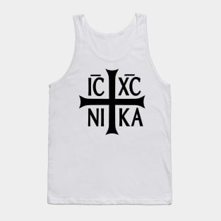 Religious symbol Icxc Nika - Creative illustration Tank Top